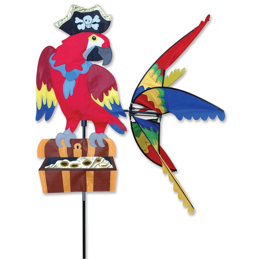 Pirate Parrot Spinner; Nylon 28"x32.5"x32"OD