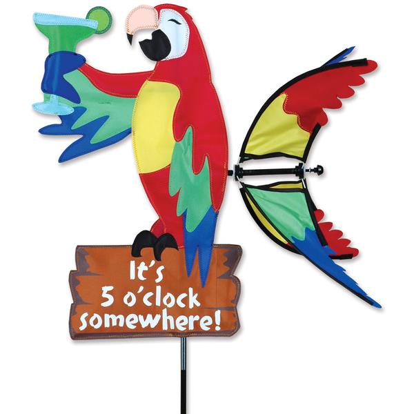 Island Parrot Spinner; Nylon 20"x20"x19"OD