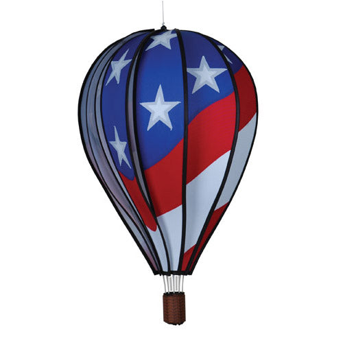 Patriotic Hot Air Balloon; 22"L x 15" Diameter