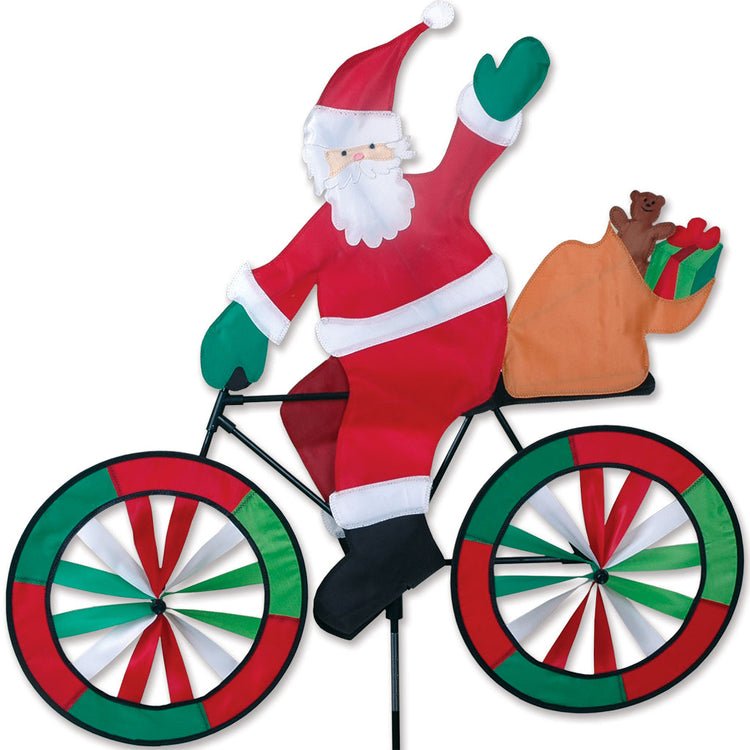 Santa Christmas Bicycle Spinner