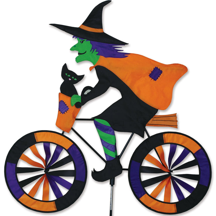 Witch Seasonal Bicycle Spinner; Nylon 32"x30"x12.25"OD
