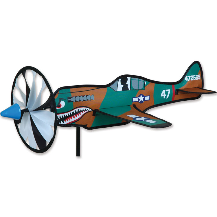 P-40 Warhawk Airplane Spinner; Nylon 20.5"x16"x7"