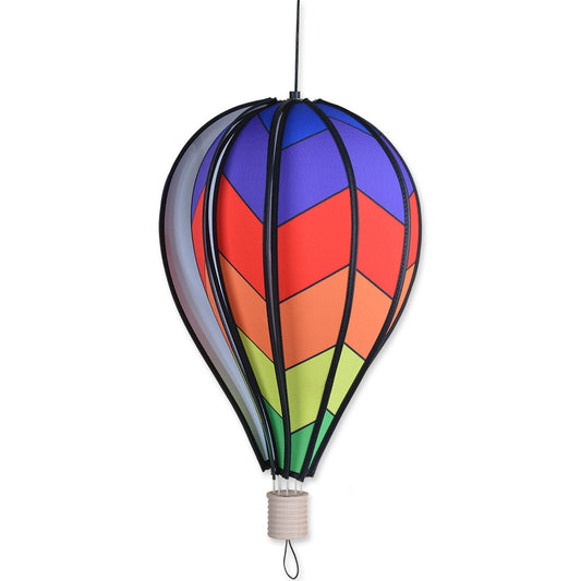 Chevron Rainbow Hot Air Balloon; 10"x18"