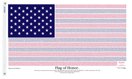 3x5 Flag of Honor Memorial Edition Flag; Poly-Cotton H&G