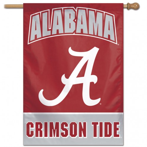 University of Alabama Crimson Tide House Flag; Polyester