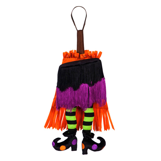 Dancing Witch Skirt Motion Halloween Door Hanger