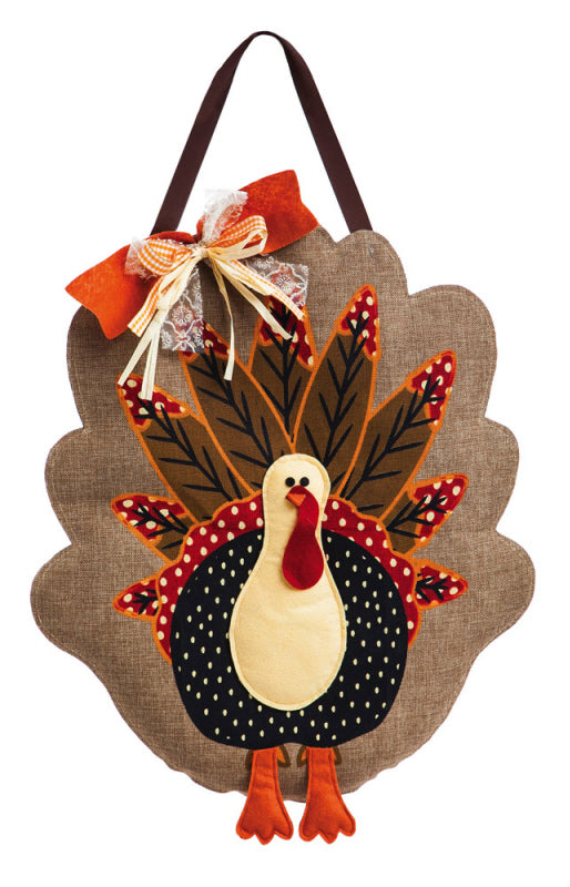 Happy Thanksgiving Turkey Door Hanger