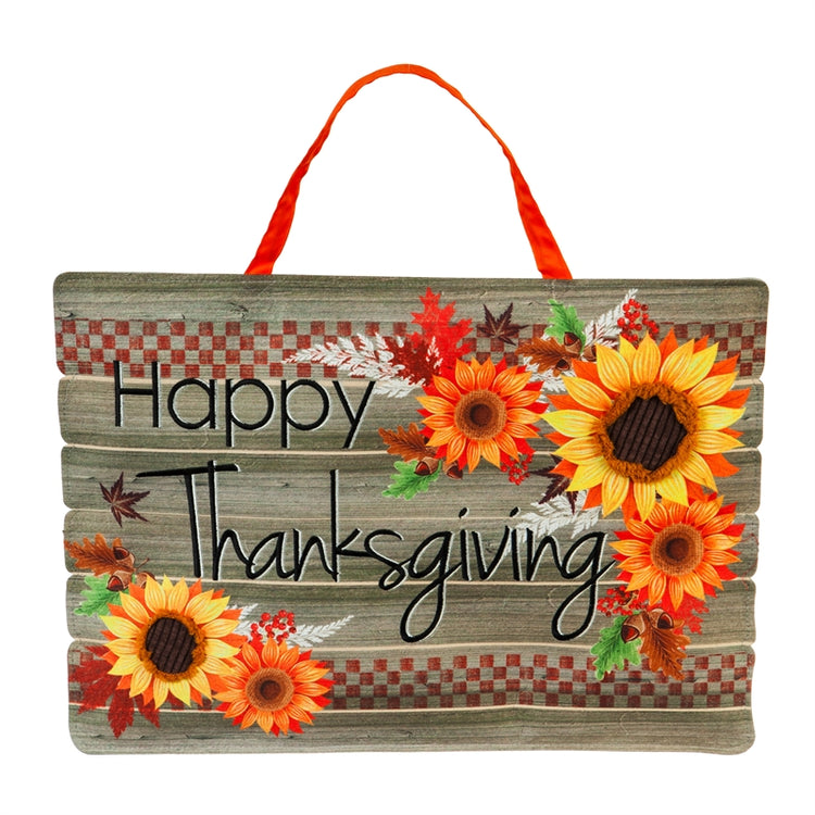 Happy Thanksgiving Burlap Door Hanger