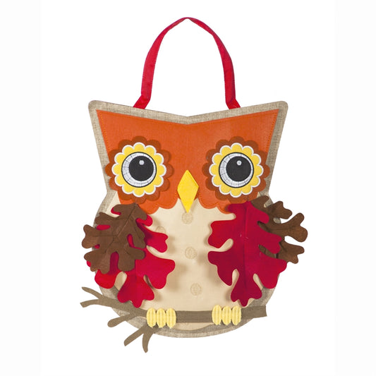 Autumn Owl Door Hanger