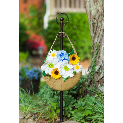 Flower Basket Door Decor Hanger