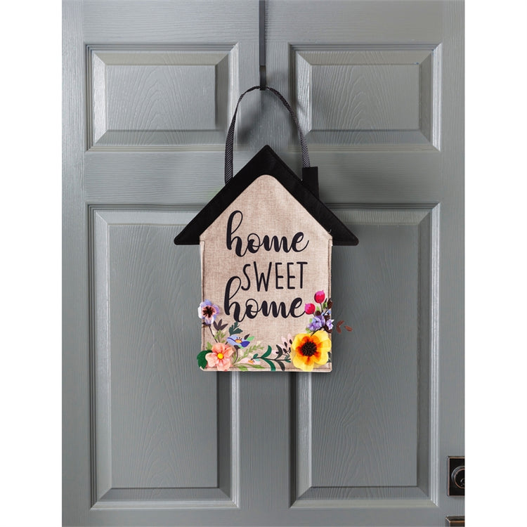 Home Sweet Home Birdhouse Door Hanger