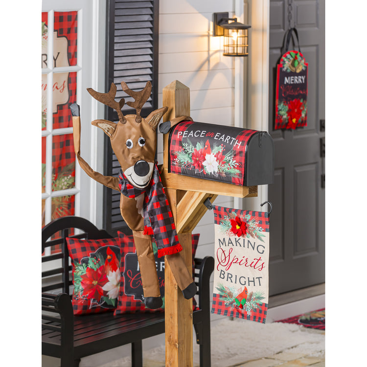 Reindeer Post Hugger; 42"x48"