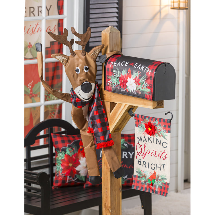 Reindeer Post Hugger; 42"x48"
