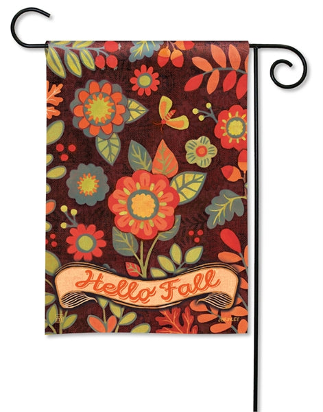 Hello Fall Garden Flag