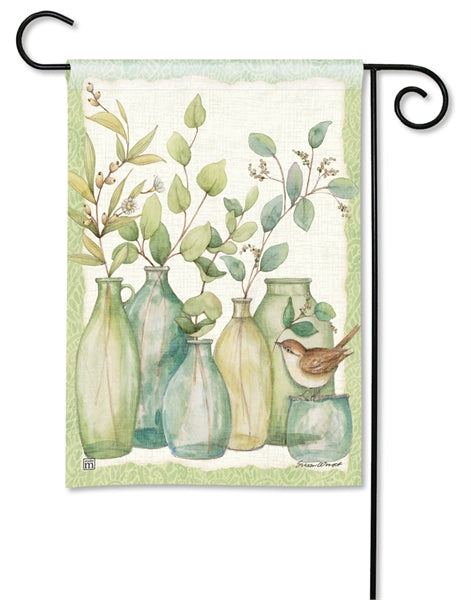 Eucalyptus Vases Garden Flag