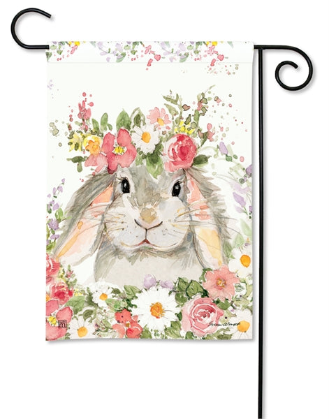 Hello Bunny Garden Flag