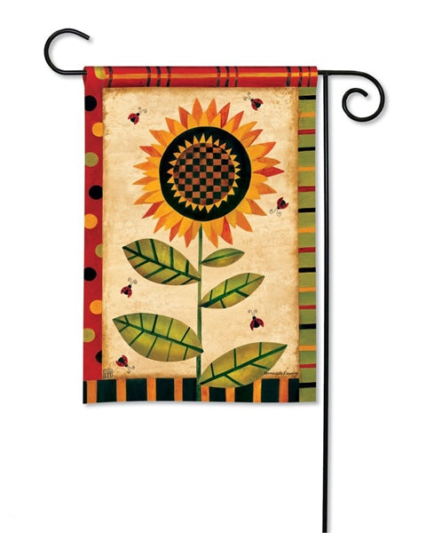 Happy Sunflower Garden Flag