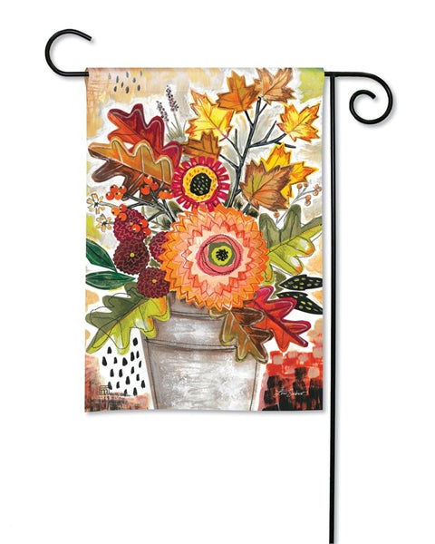 Fall Snippets Printed Seasonal Garden Flag; Polyester