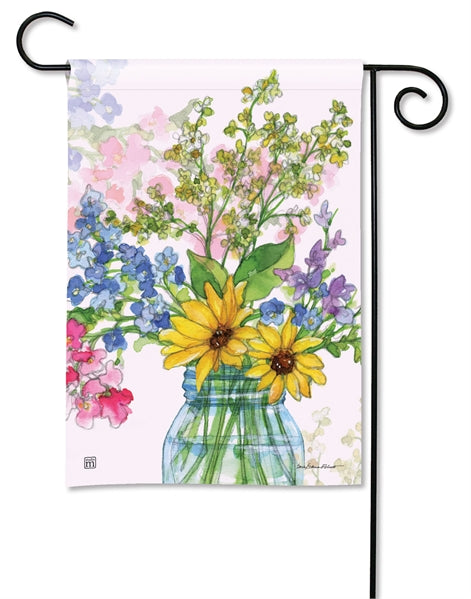 Jars of Sunshine Garden Flag