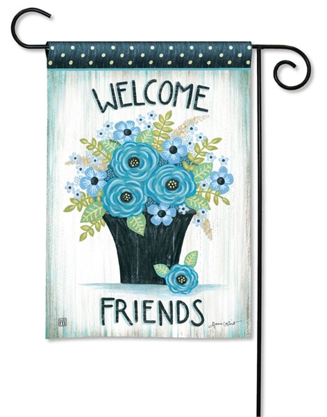 Welcome Friends Garden Flag