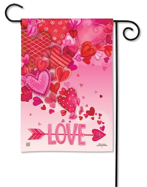 Valentine Showers Garden Flag