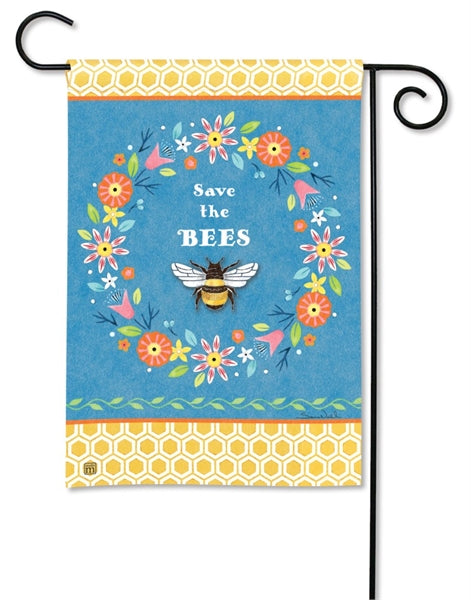 Save the Bees Garden Flag