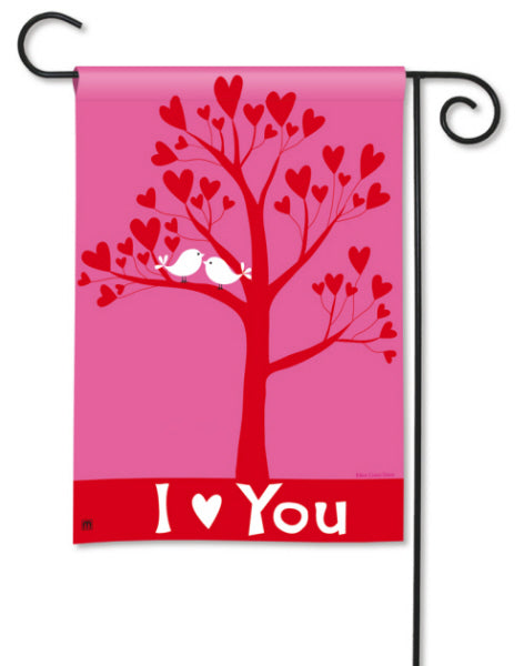 I Love You Garden Flag