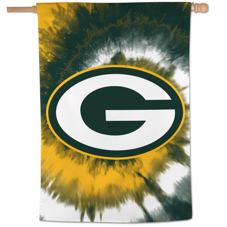 Green Bay Packers Tie-Dye House Flag