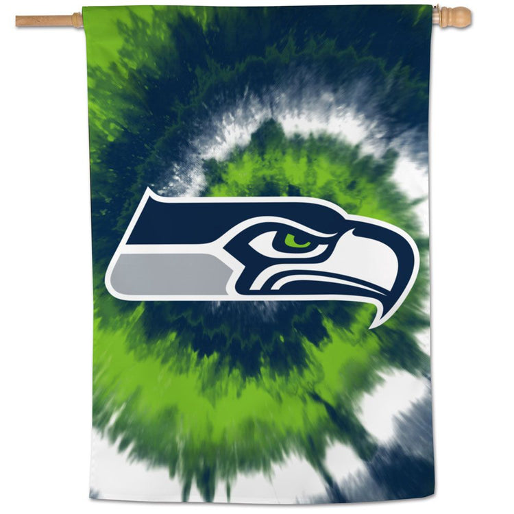 Seattle Seahawks Tie-Dye House Flag