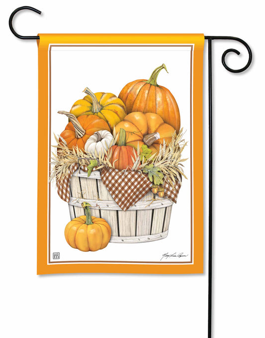 Pumpkins by the Bushel Garden Flag