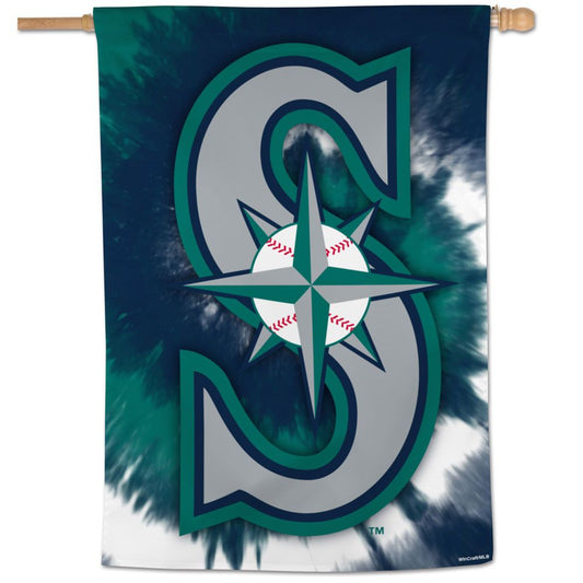 Seattle Mariners Tie-Dye House Flag