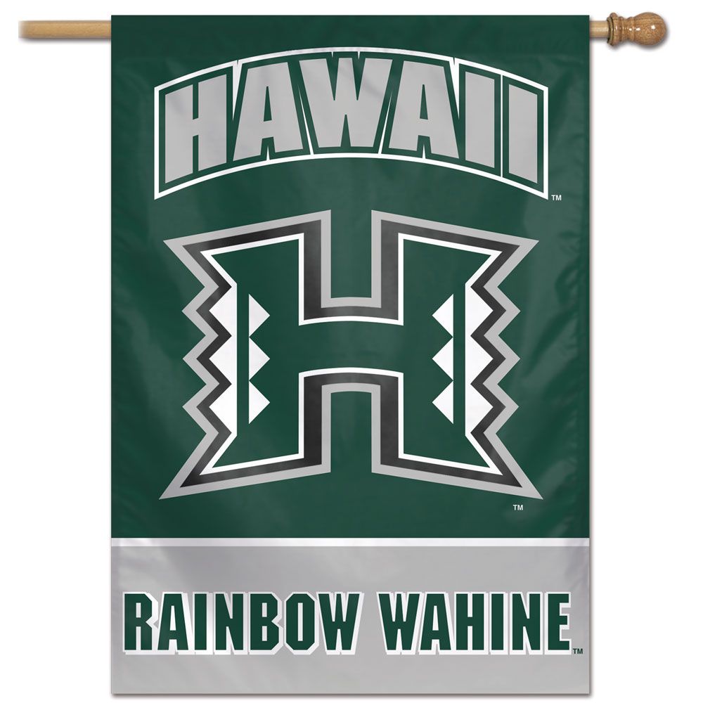 University of Hawaii Rainbow Wahine House Flag