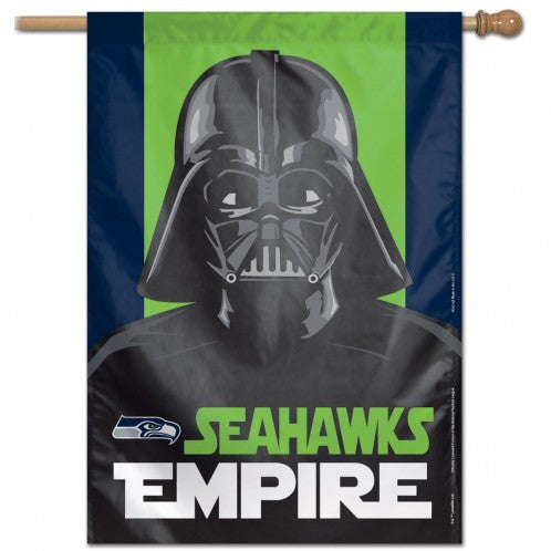 Seattle Seahawks Darth Vader House Flag; Polyester