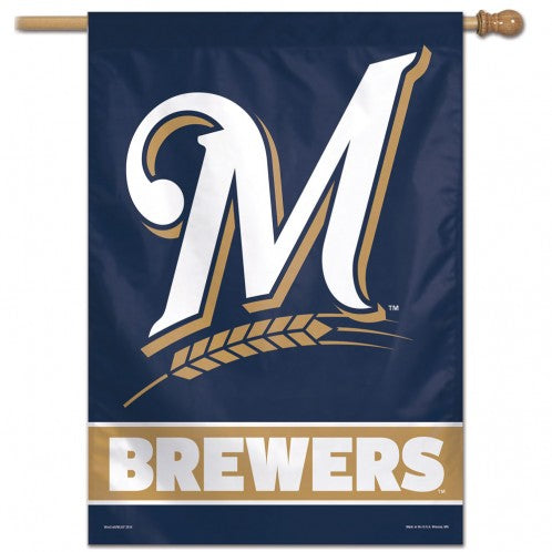 Milwaukee Brewers House Flag; Polyester