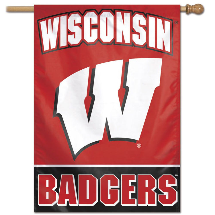 University of Wisconsin Badgers House Flag