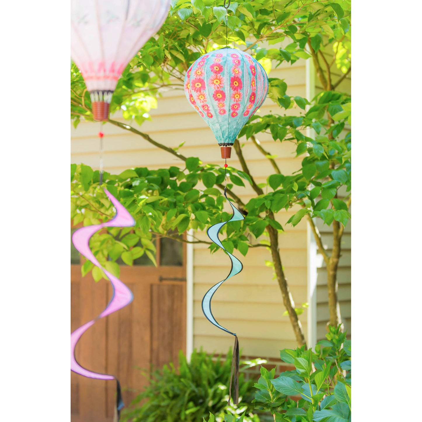 Gerbera Daisies Hot Air Balloon Spinner; 55"L x 15" Diameter