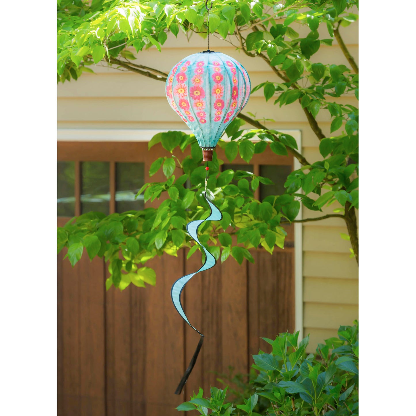 Gerbera Daisies Hot Air Balloon Spinner; 55"L x 15" Diameter
