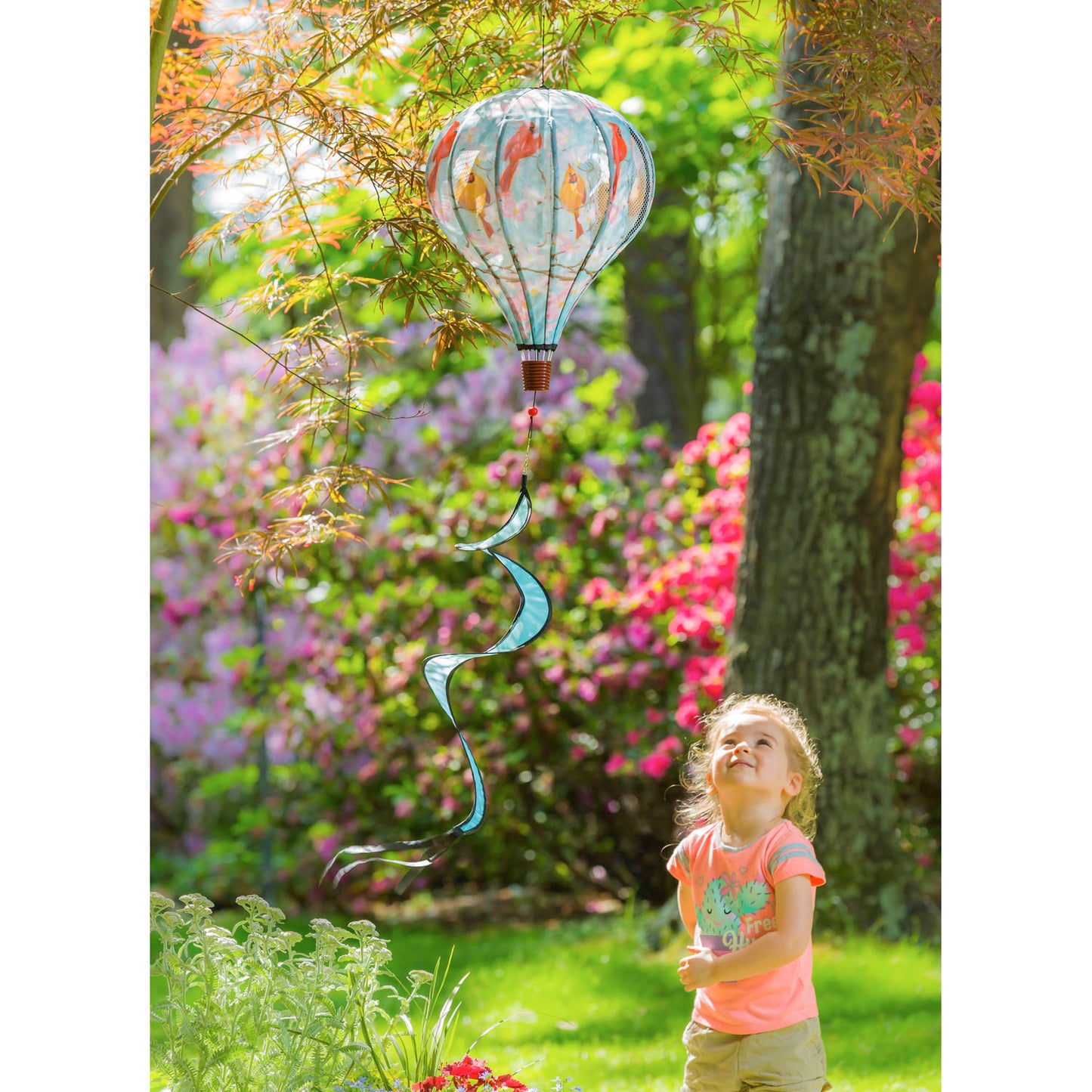 Cardinals Hot Air Balloon Spinner Windsock