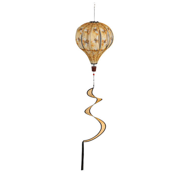 Bees Hot Air Balloon Spinner Windsock