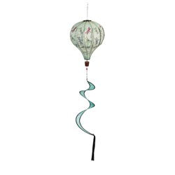 Dragonflies Hot Air Balloon Spinner Windsock; 55"L x 15" Diameter