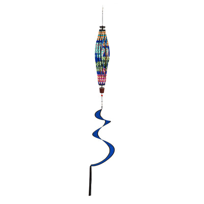 Plaid Flip Flops Hot Air Balloon Spinner; 55"L x 15" Diameter