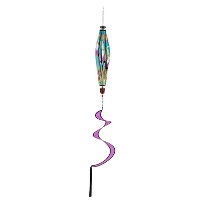 Gnome Dancing Animated Hot Air Balloon Spinner; 55"Lx15" Wx15"D