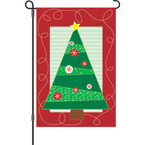 Soho Christmas Tree Garden Flag