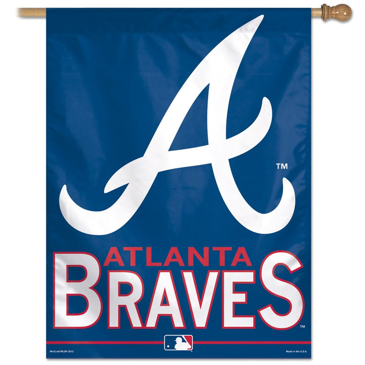 Atlanta Braves House Flag; Polyester