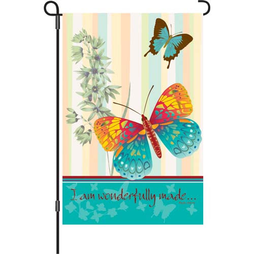 Wonderful Butterflies Garden Flag