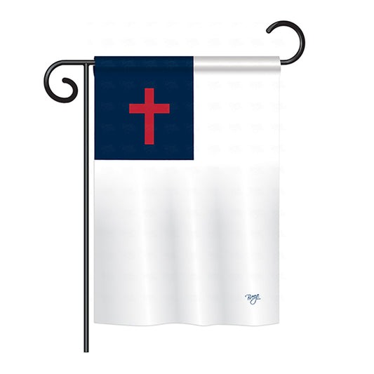 Christian Printed Seasonal Garden Flag; Polyester