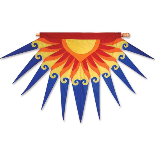 Sun Burst House Flag - Rays of Sunshine