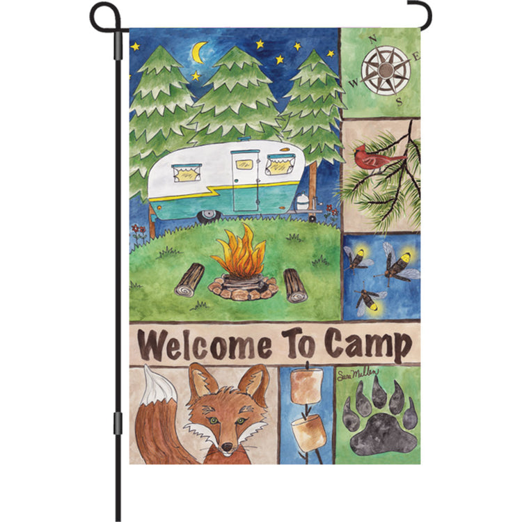 Welcome to Camp Garden Flag