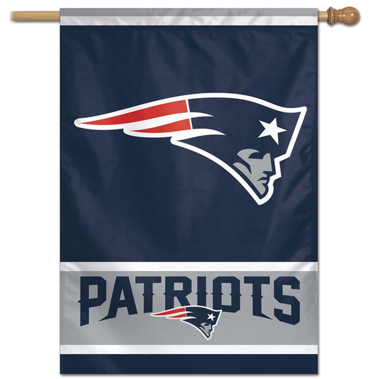 New England Patriots House Flag; Polyester
