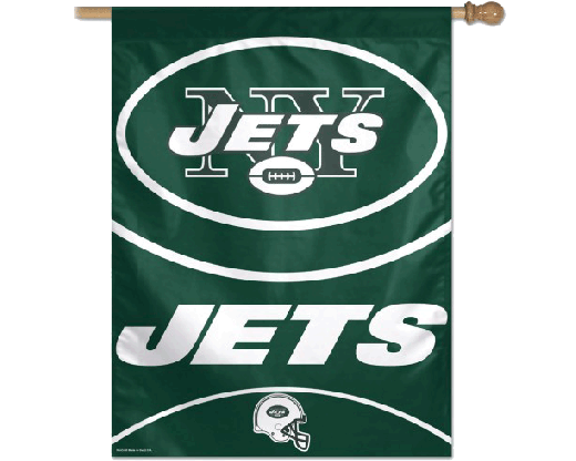 New York Jets House Flag; Polyester